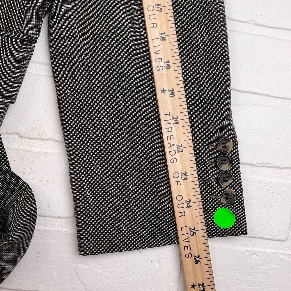 Hugo Boss Blazer Men 40R Gray Da‎ Vinci Textured Classic Career Wool Croatia VTG